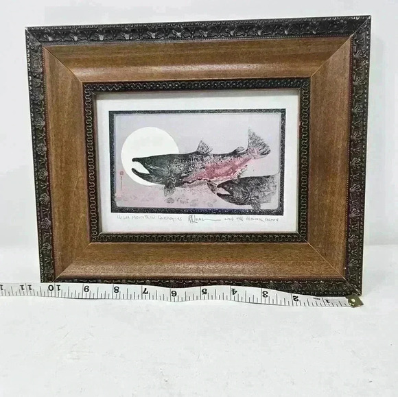Chinook Salmon framed print - Picture 10 of 10